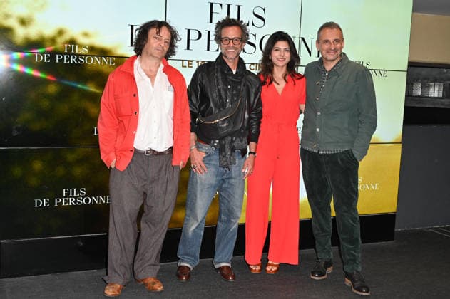 Fils de personne Premiere - Paris Gilles Porte, Romain Duris, Safy Nebbou and Sonia Mohammed-Cherif attending the premiere of the film ‘Fils de personne’ held at UGC Les Halles cinema, in Paris, France on June 2, 2026. Photo by Mireille Ampilhac ABACAPRESS.COM Paris France  Copyright: xAmpilhacxMireille ABACAx