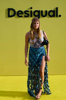 Desigual Presents Desigual Vintage New Collection - Ibiza Valentina Ferragni attends the launch of the ‘Desigual Vintage’ new collection and the party to celebrate the 40th anniversary of the first Desigual store at The Farm on June 2, 2026 in Ibiza, Spain Photo by ABACAPRESS.COM Ibiza Balearic Islands Spain  Copyright: xABACAx