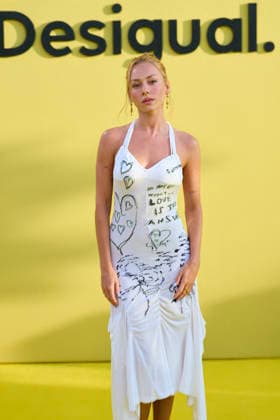 Desigual Presents Desigual Vintage New Collection - Ibiza Ester Exposito attends the launch of the ‘Desigual Vintage’ new collection and the party to celebrate the 40th anniversary of the first Desigual store at The Farm on June 2, 2026 in Ibiza, Spain Photo by ABACAPRESS.COM Ibiza Balearic Islands Spain  Copyright: xABACAx
