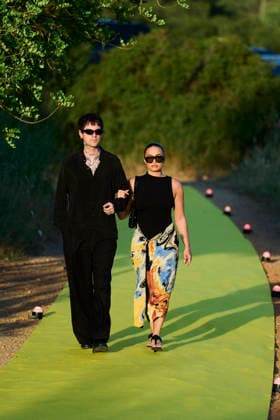 Desigual Presents Desigual Vintage New Collection - Ibiza Demi Lovato attends the launch of the ‘Desigual Vintage’ new collection and the party to celebrate the 40th anniversary of the first Desigual store at The Farm on June 2, 2026 in Ibiza, Spain Photo by ABACAPRESS.COM Ibiza Balearic Islands Spain  Copyright: xABACAx
