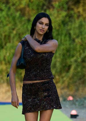 Desigual Presents Desigual Vintage New Collection - Ibiza Irina Shayk attends the launch of the ‘Desigual Vintage’ new collection and the party to celebrate the 40th anniversary of the first Desigual store at The Farm on June 2, 2026 in Ibiza, Spain Photo by ABACAPRESS.COM Ibiza Balearic Islands Spain  Copyright: xABACAx
