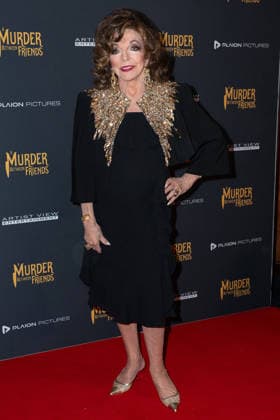 Dame Joan Collins attends A Murder Between Friends UK Premiere at the Curzon Mayfair in London, England. UK. Tuesday 2nd June 2026. Copyright: xJamesxWarrenx ae7dj365