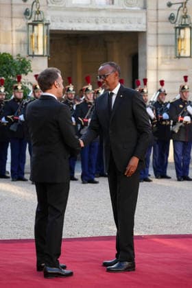 President Emmanuel Macron, Paul Kagame, President of the Republic of Rwanda The French presidential couple will host the President of Rwanda and his wife at the Élysée Palace in Paris for a state dinner on 2 June 2026 Anne Sophie Guebey Bestimage The French presidential couple will host the President of Rwanda and his wife at the Élysée Palace in Paris for a state dinner on 2 June 2026 Paris France  Copyright: xAnne-SophiexGuebeyx xBestimagexAnne-SophiexGuebeyx xBestimagex