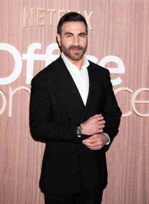 Red carpet arrivals for the New York premiere of Office Romance Featuring: Brett Goldstein Where: New York, New York, United States When: 02 Jun 2026 Credit: Janet Mayer INSTARimages.com EDITORIAL USE ONLY. NOT FOR USE BY NEWSPAPERS BASED IN THE UK. Copyright: xx instar55744150