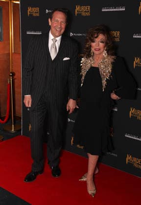 Murder Between Friends premiere London, UK. Percy Gibson and Joan Collins at the Murder Between Friends premiere. Curzon Mayfair. 2nd June 2026. LMK11-S030626-001 Steve Bealing Landmark Media 