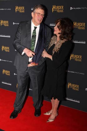 Murder Between Friends premiere London, UK. Mike Newell and Joan Collins at the Murder Between Friends premiere. Curzon Mayfair. 2nd June 2026. LMK11-S030626-001 Steve Bealing Landmark Media 