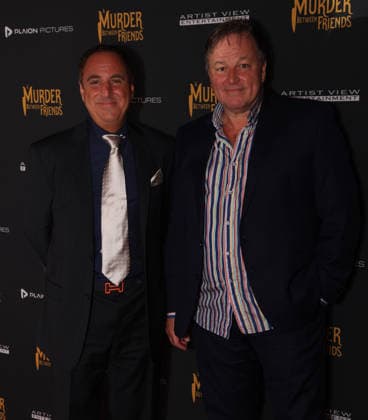 Murder Between Friends premiere London, UK. Mark Rozzano and Jim Borstelmann at the Murder Between Friends premiere. Curzon Mayfair. 2nd June 2026. LMK11-S030626-001 Steve Bealing Landmark Media 