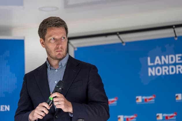 Dr. Martin Vincentz (Fraktionsvorsitzender AfD NRW), AfD-Bundestagsfraktion beim Bürgerdialog der AfD in Olpe - 02.06.2026, Olpe, AfD Kreis Olpe *** Dr Martin Vincentz Chairman of the AfD NRW parliamentary group, AfD Bundestag parliamentary group at the AfD Citizens Dialogue in Olpe 02 06 2026, Olpe, AfD Kreis Olpe Copyright: HMBxMedia xMarcoxBader