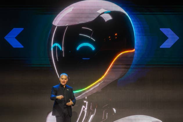 Chipmaker NXP s CEO Rafael Sotomayor gives keynote speech at COMPUTEX TAIPEI 2026 TAIPEI, TAIWAN - JUNE 3: Rafael Sotomayor, the CEO of Europe s third largest semiconductor manufacturer NXP, delivers a keynote speech, during the COMPUTEX TAIPEI trade show, in Taipei, Taiwan, on June 3, 2026. COMPUTEX TAIPEI is one of the world’s largest and most significant trade shows, featuring latest technologies, drones, data centres, Artificial Intelligence (AI) technologies, supercomputers, semiconductors products and other things from major international firms such as Nvidia, Intel, NXP, Foxconn and TSMC. Daniel Ceng Anadolu Taipei Taiwan. Editorial use only. Please get in touch for any other usage.  Copyright: x2026xAnadoluxDanielxCengx