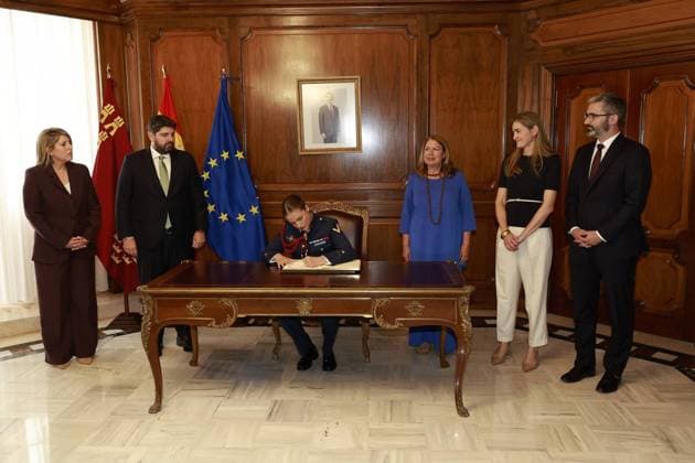 Spanish Princess of Asturias Leonor de Borbon attending Regional Assembly of Murcia Gold Medal in Murcia on Wednesday, 3 June 2026 Cordon Press 