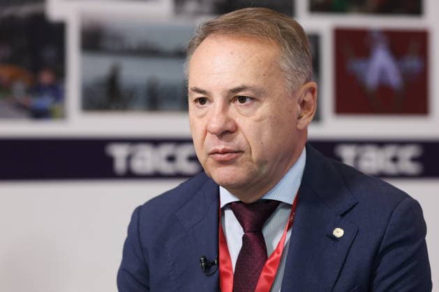 RUSSIA, ST PETERSBURG - JUNE 3, 2026: Specialised Developer Rublevo-Arkhangelskoye General Director Andrei Likhachev during an interview with the TASS News Agency at the 2026 St Petersburg International Economic Forum at the ExpoForum Convention and Exhibition Centre. Valery Sharifulin TASS  93324494