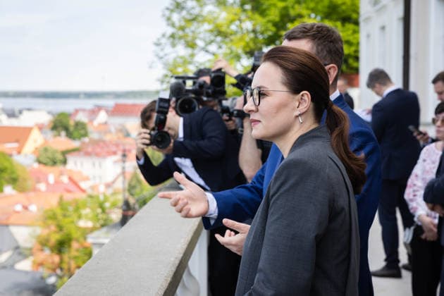 02.06.2026, Tallinn. Ukrainian Prime Minister Yuliia Svyrydenko arrived in Tallinn on her first official visit to Estonia and met with the prime minister and president. Photo Madis Veltman, Postimees Tallinn Harjumaa Estonia 1MV02JUN26F10  Copyright: xMadisxVeltmanx Yuliia Svyrydenko