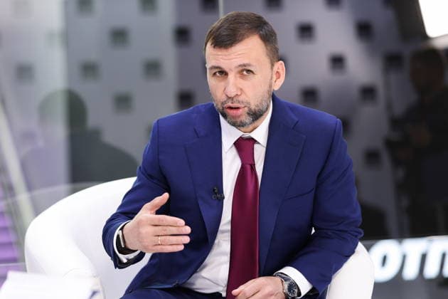 RUSSIA, ST PETERSBURG - JUNE 3, 2026: Donetsk People s Republic Head Denis Pushilin at the 2026 St Petersburg International Economic Forum at the ExpoForum Convention and Exhibition Centre St Petersburg Russia  - ZUMAt113 20260603_zaa_t113_303 Copyright: xValeryxSharifulinx
