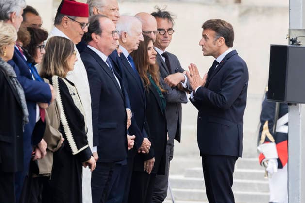 Paris, France June 3, 2026 - National tribute to late French philosopher and sociologist Edgar Morin at the Hotel des Invalides - Emmanuel Macron HOMMAGE NATIONAL, EDGAR MORIN, POLITIQUE  Copyright: xVincentxIsorex