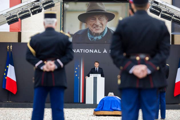 Paris, France June 3, 2026 - National tribute to late French philosopher and sociologist Edgar Morin at the Hotel des Invalides - Emmanuel Macron HOMMAGE NATIONAL, EDGAR MORIN, POLITIQUE  Copyright: xVincentxIsorex