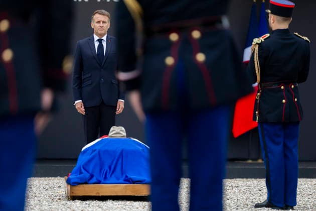 Paris, France June 3, 2026 - National tribute to late French philosopher and sociologist Edgar Morin at the Hotel des Invalides - Emmanuel Macron HOMMAGE NATIONAL, EDGAR MORIN, POLITIQUE  Copyright: xVincentxIsorex