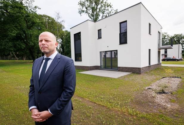 Belgium s Defence Minister Theo Francken pictured during the inauguration of the new buildings in the NATO SHAPE-Village in Casteau, Soignies on Wednesday 03 June 2026. The Supreme Headquarters Allied Powers Europe, located near Mons, is the NATO central command center in Europe.  BENOITxDOPPAGNE 175818762
