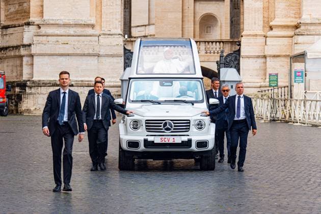 June 3, 2026, Citta Del Vaticano: An handout image provided by Vatican Media shows Pope Leo XIV during his weekly General Audience in Vatican City, 3 June 2026 Cordon Press 