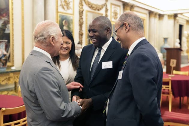 Youth Opportunity Summit King Charles III speaks to Deputy Prime Minister and Justice Secretary David Lammy (second right) as he hosts a Youth Opportunity Summit, at Buckingham Palace in London. Picture date: Wednesday June 3, 2026., Credit:Andrew Matthews PA ROTA - B68 Avalon UK, London  Copyright: xAndrewxMatthewsx xPAxROTAx-xB68x xAvalonx 1107515404