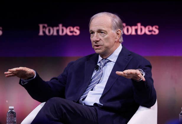 Founder Bridgewater Associates Ray Dalio speaks at the 2025 Forbes Iconoclast Summit on Wednesday, June 3, 2026 at Gotham Hall in New York City.  NYP20260603103 JohnxAngelillo