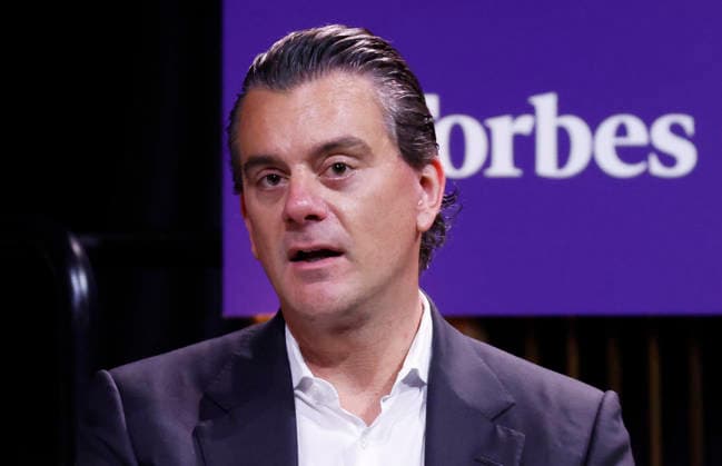 CIO & Global Head of Private Equity.Mubadala Capital Oscar Fahlgren speaks at the 2025 Forbes Iconoclast Summit on Wednesday, June 3, 2026 at Gotham Hall in New York City.  NYP20260603115 JohnxAngelillo