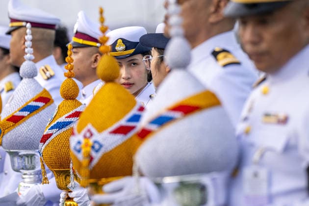 Birthday of Thai Queen Suthida in Bangkok BANGKOK, THAILAND - JUNE 03: Members of a military guard of honor stand in formation during a ceremony celebrating the birthday of Thai Queen Suthida Bajrasudhabimalalakshana at Sanam Luang Royal Field in Bangkok, Thailand on June 03, 2026. Adryel Talamantes Anadolu Bangkok Thailand. Editorial use only. Please get in touch for any other usage.  Copyright: x2026xAnadoluxAdryelxTalamantesx