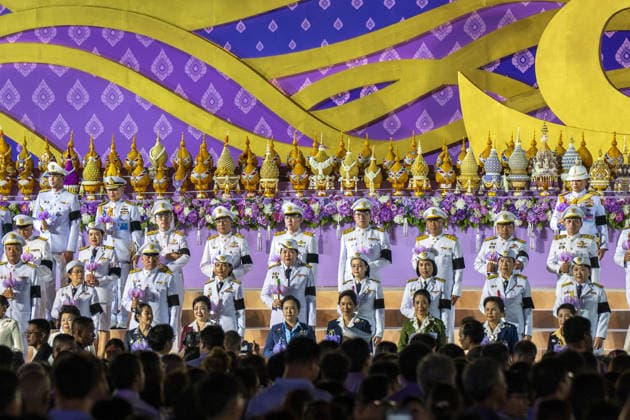 Birthday of Thai Queen Suthida in Bangkok BANGKOK, THAILAND - JUNE 03: Officials line up in front of a portrait of Her Majesty Queen Suthida Bajrasudhabimalalakshana the queen of Thailand to pay their respect during a ceremony in honor of her birthday at Sanam Luang royal field in Bangkok, Thailand on June 03, 2026. Adryel Talamantes Anadolu Bangkok Thailand. Editorial use only. Please get in touch for any other usage.  Copyright: x2026xAnadoluxAdryelxTalamantesx