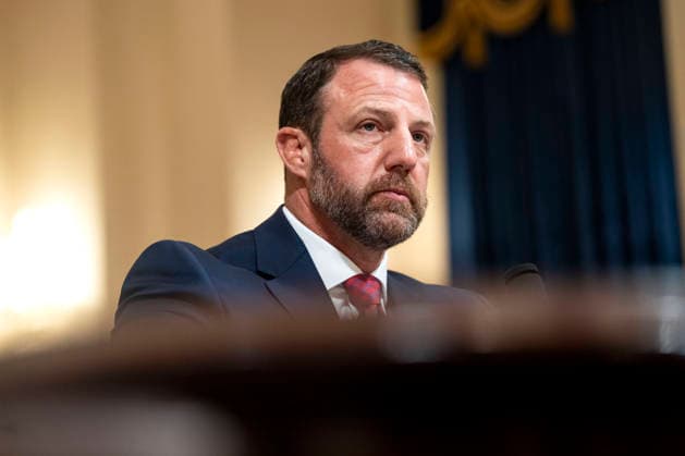Secretary of the Department of Homeland Security (DHS) Markwayne Mullin looks on during a House Homeland Security Committee hearing on the fiscal year 2027 budget request for DHS in the Canon House Office Building near the U.S. Capitol in Washington, DC on Wednesday, June 3, 2026.  WAP20260603496 BONNIExCASH