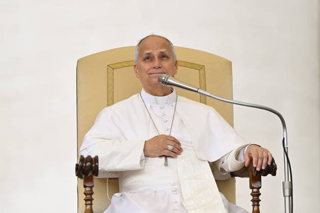 ITALY - POPE LEO XIV DURING HIOS WEEKLY GENERAL AUDIENCE IN ST PETER S SQUARE AT THE VATICAN - 2026 6 3 Italy, Rome, Vatican, 2026 6 3 Pope Leo XIV during his weekly general audience in St. Peter Square at the Vatican - ALESSIA GIULIANI Catholic Press Photo EDITORIAL USE ONLY - NO BOOKS Copyright: xALESSIAxGIULIANIx CPPx