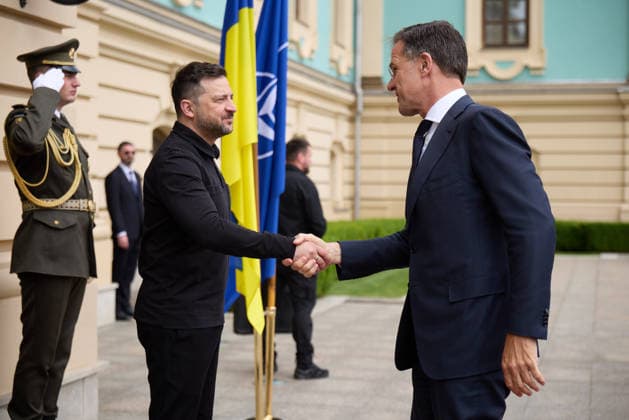 NATO-Ukraine Council Volodymyr Zelenskyy, Mark Rutte and other officials take part in the NATO - Ukraine Council, Kyiv, 3 June 2026, Credit:Office of the President of Ukraine B66 Avalon  Copyright: xOfficexofxthexPresidentxofxUkrainex xB66x xAvalonx 1107567661