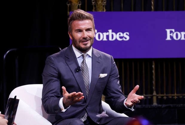 Partner, Authentic Brands Group and Co-Owner, Inter Miami CF Sir David Beckham speaks at the 2025 Forbes Iconoclast Summit on Wednesday, June 3, 2026 at Gotham Hall in New York City.  NYP20260603130 JohnxAngelillo