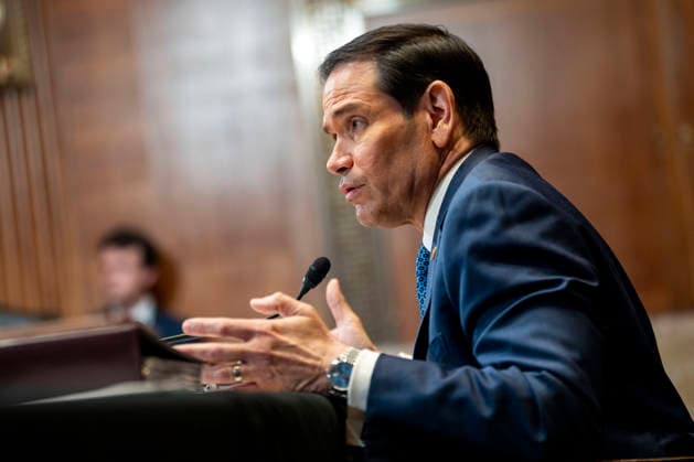 Secretary of State Marco Rubio speaks during a Senate Appropriations Subcommittee on State, Foreign Operations, and Related Programs hearing on the proposed fiscal year 2027 budget request for the State Department in the Dirksen Senate Office Building near the U.S. Capitol in Washington, DC on Wednesday, June 3, 2026.  WAP20260603539 BONNIExCASH