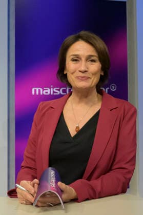 v.l.: Sandra Maischberger, GER, Berlin, Studio, zu Gast bei Maischberger, politische Talkshow, TV, Format, mit Moderatorin Sandra Maischberger, Das Erste, aus Adlershof Am Studio 20, 03.06. 2026, *** v l Sandra Maischberger, GER, Berlin, Studio, as a guest on Maischberger, political talk show, TV, format, with presenter Sandra Maischberger, Das Erste, from Adlershof Am Studio 20, 03 06 2026, Copyright: HMBxMedia UwexKoch