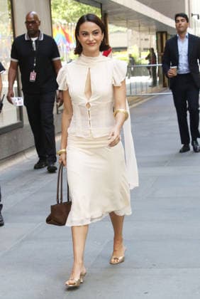 NEW YORK, NY- JUNE 3: Camila Mendes seen after an appearance on NBC™s Today Show on June 3, 2026 in New York City. Copyright: xRWx
