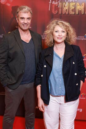 La Francophonie Fait Son Cinema Photocall - Paris Jean-Pierre Michael and Cecile Bois attend the photocall for the La Francophonie Fait Son Cinema evening held at the Elysees Biarritz in Paris, France on June 3, 2026. Photo by David Boyer ABACAPRESS.COM Paris France  Copyright: xBoyerxDavid ABACAx