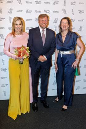 The Netherlands, 2026-06-03 20:30:52 NLD Amsterdam 20260603 - Royal Couple at the opening of the Holland Festival. In the photo: King Willem-Alexander, Queen Maxima and Emily Ansenk, Director of the Holland Festival.  Copyright: xx x