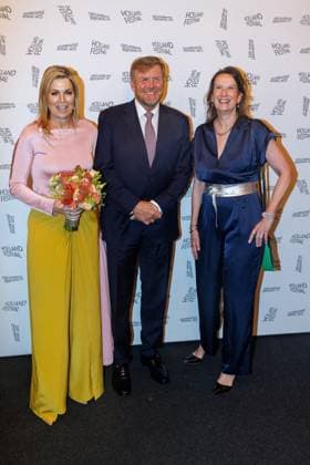 The Netherlands, 2026-06-03 20:30:52 NLD Amsterdam 20260603 - Royal Couple at the opening of the Holland Festival. In the photo: King Willem-Alexander, Queen Maxima and Emily Ansenk, Director of the Holland Festival.  Copyright: xx x