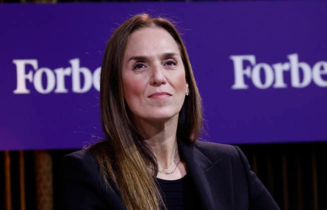 Head of Investment & Corporate Banking.Mizuho Americas Michal Katz speaks at the 2025 Forbes Iconoclast Summit on Wednesday, June 3, 2026 at Gotham Hall in New York City.  NYP20260603145 JohnxAngelillo