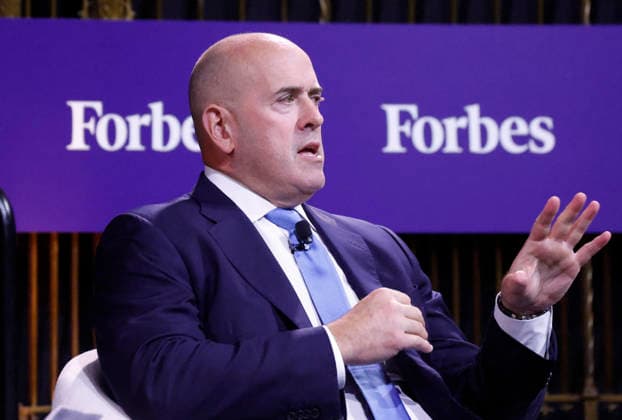 Chairman & Editor-in-Chief Forbes Steve Forbes interviews CEO Carlyle Harvey Schwartz at the 2025 Forbes Iconoclast Summit on Wednesday, June 3, 2026 at Gotham Hall in New York City.  NYP20260603154 JohnxAngelillo