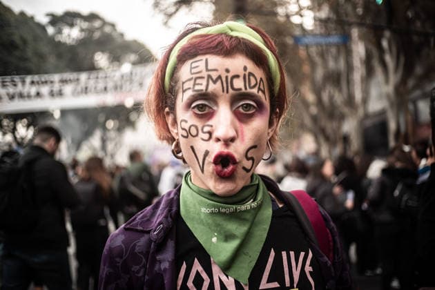 June 3, 2026, Caba, Buenos Aires, Argentina: Eleven years after the emergence of Ni Una Menos, the movement that brought thousands into the streets in 2015, a massive demonstration against gender-based violence once again filled Buenos AiresÃ¢â‚¬â ¢ Congress Square under the same banner. The protest comes days after the femicide of 14-year-old Agostina Vega in CoÂ³rdoba, a crime that has shaken Argentina. Caba Argentina - ZUMAf175 20260603_zip_f175_022 Copyright: xDaniellaxFernandezxRealinx