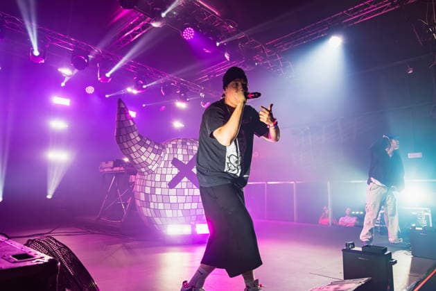 Music Concert - JOEY VALENCE & BRAE - hiperyouht world tour Brae performs at Magazzini Generali on June 03, 2026 in Milan, Italy. during JOEY VALENCE & BRAE - hiperyouht world tour , Music Concert in Milan, Italy, June 03 2026 Milan Magazzini Generali Italy Copyright: xLucaxMichelix xLiveMediax LPM_2490113