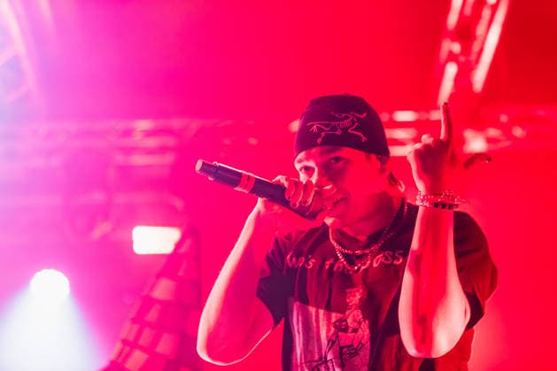 Music Concert - JOEY VALENCE & BRAE - hiperyouht world tour Brae performs at Magazzini Generali on June 03, 2026 in Milan, Italy. during JOEY VALENCE & BRAE - hiperyouht world tour , Music Concert in Milan, Italy, June 03 2026 Milan Magazzini Generali Italy Copyright: xLucaxMichelix xLiveMediax LPM_2490114