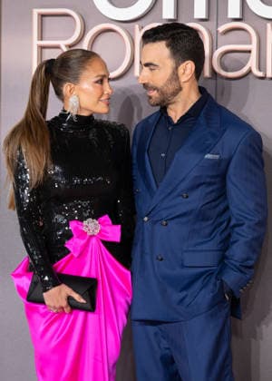 Jennifer Lopez and Brett Goldstein attends Office Romance UK Premiere at the BFI Southbank in London, England. UK. Wednesday 3rd June 2026. Copyright: xJamesxWarrenx ae7dj448