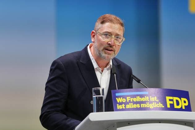 Berlin, Deutschland, 30.05.2026: Estrel: 77. Bundesparteitag der FDP: Jakob Schirmer *** Berlin, Germany, 30 05 2026 Estrel 77 Federal Party Conference of the FDP Jakob Schirmer Copyright: xdtsxNachrichtenagenturx dts_121360