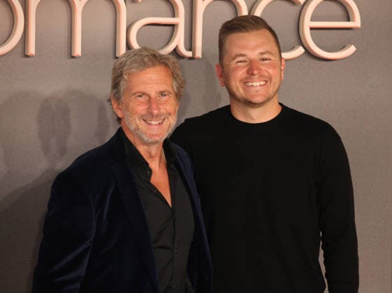 Office Romance premiere London, UK. Aaron Ryder and Andrew Swett at Office Romance premiere. BFI. 3rd June 2026. LMK11-S030626-001 Steve Bealing Landmark Media 