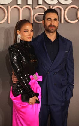 Office Romance premiere London, UK. Jennifer Lopez and Brett Goldstein at Office Romance premiere. BFI. 3rd June 2026. LMK11-S030626-001 Steve Bealing Landmark Media 