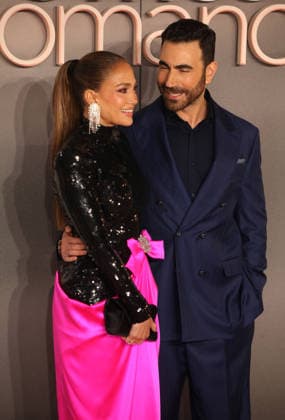 Office Romance premiere London, UK. Jennifer Lopez and Brett Goldstein at Office Romance premiere. BFI. 3rd June 2026. LMK11-S030626-001 Steve Bealing Landmark Media 