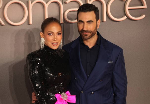 Office Romance premiere London, UK. Jennifer Lopez and Brett Goldstein at Office Romance premiere. BFI. 3rd June 2026. LMK11-S030626-001 Steve Bealing Landmark Media 