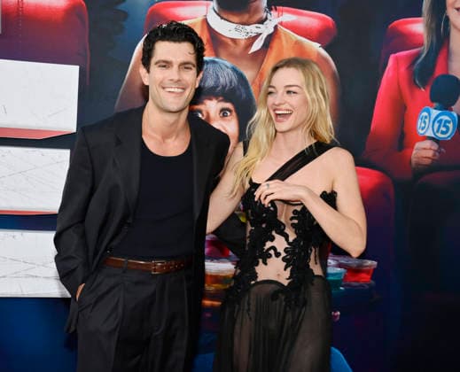 Cast member Olivia Rose Keegan (R) and Dylan McTee attend the premiere of the motion picture slapstick horror parody Scary Movie at the Paramount Pictures Studio Lot in Los Angeles on Wednesday, June 3, 2026. Storyline: Two friends find themselves caught up in mayhem involving killers, monsters and supernatural creatures once again.  LAP2026060337 JIMxRUYMEN
