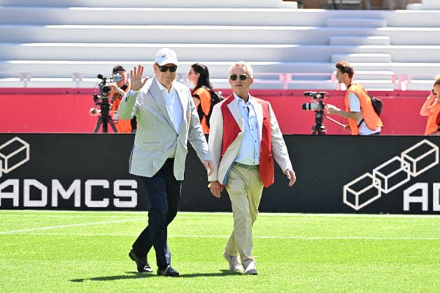 Prince Albert II of Monaco at the charity soccer match at Monacos Stade Louis II between the Barbagiuans and the pilots of the Nazionale Piloti team, part of the Racing Stars Football Cup on June 3, 2026 For 35 years, racing drivers have taken part in an annual charity soccer match organized in Monaco This pilots match has welcomed all the greats of Formula 1, including Michael Schumacher In 2025, a new version was born, the Racing Stars Football Cup, led by Louis Ducruet, Princess Stéphanies son On June 3, 2026, the second edition of the charity event took place, organized for the benefit of two associations The funds raised during the event will be donated to two associations The first is Mercy Ships , which deploys hospital ships to  Copyright: xBrunoxBebertx xBestimagexBrunoxBebertx xBestimagex